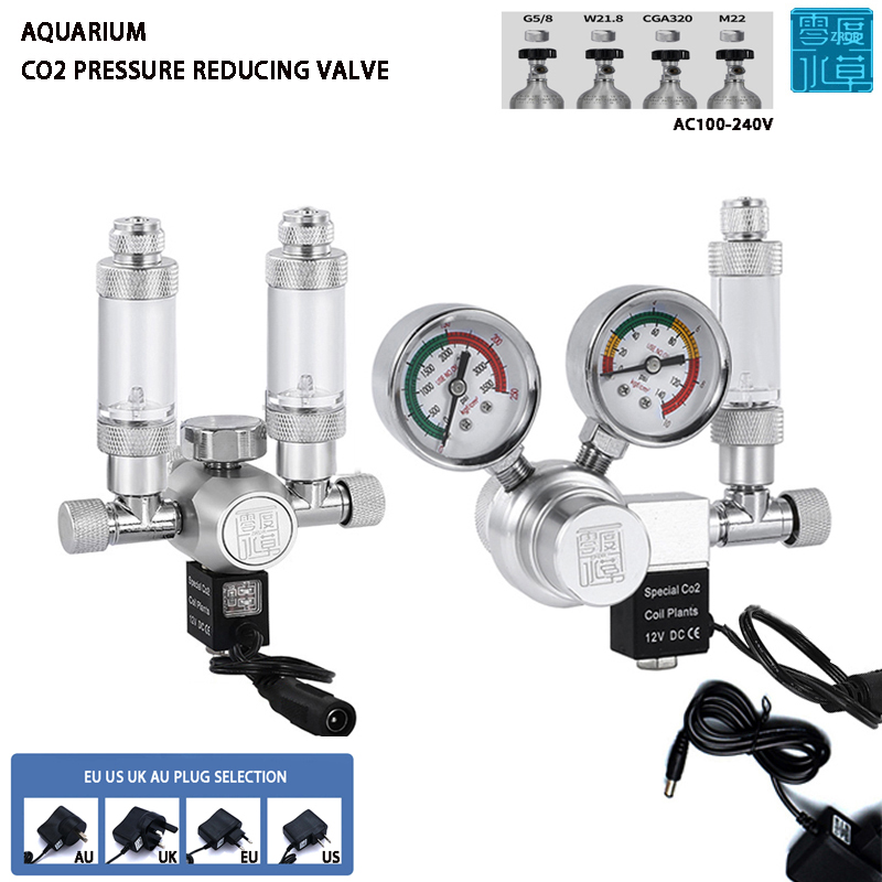 Aquaponics Fish Tank - Regolatore di CO2 per acquario, valvola