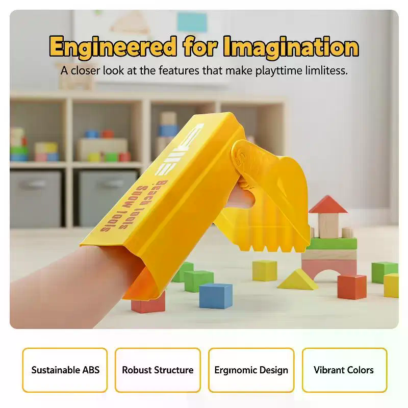 Gardening Tools For Kids - Pala da Neve Professionale Arancione Vibrante,