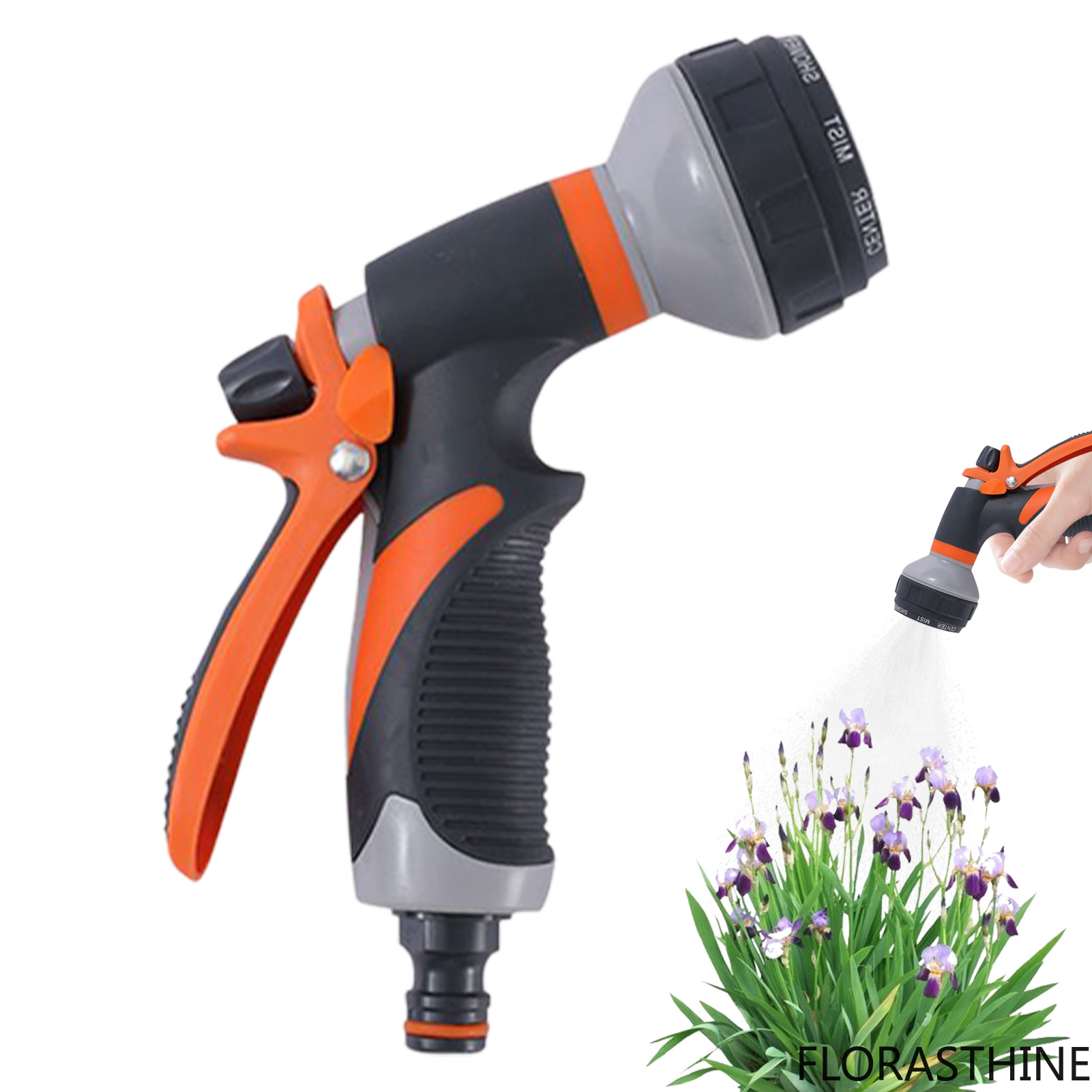 Garden Hose Nozzle - Ugello per irrigatore da giardino regolabile,