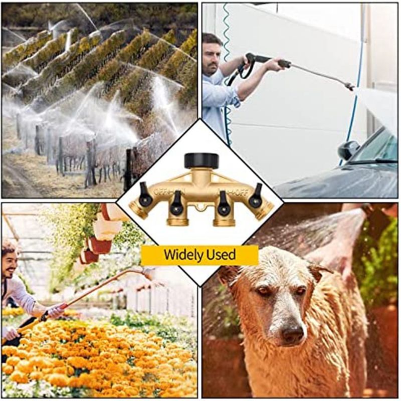 Gardening Tools Yellow - ABNQ Sdoppiatore per tubo da giardino