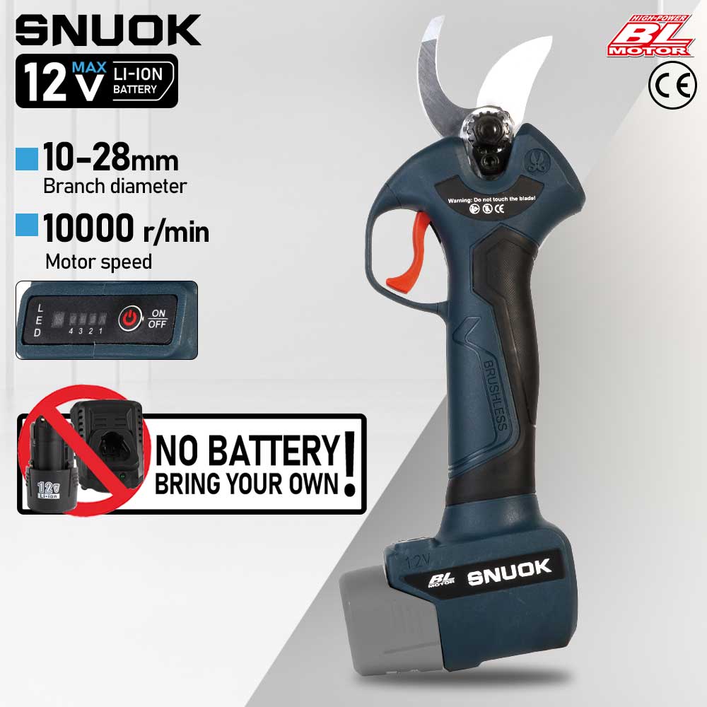 Gardening Tools Battery Powered - Forbici Elettriche Senza Spazzole SNUOK 12V