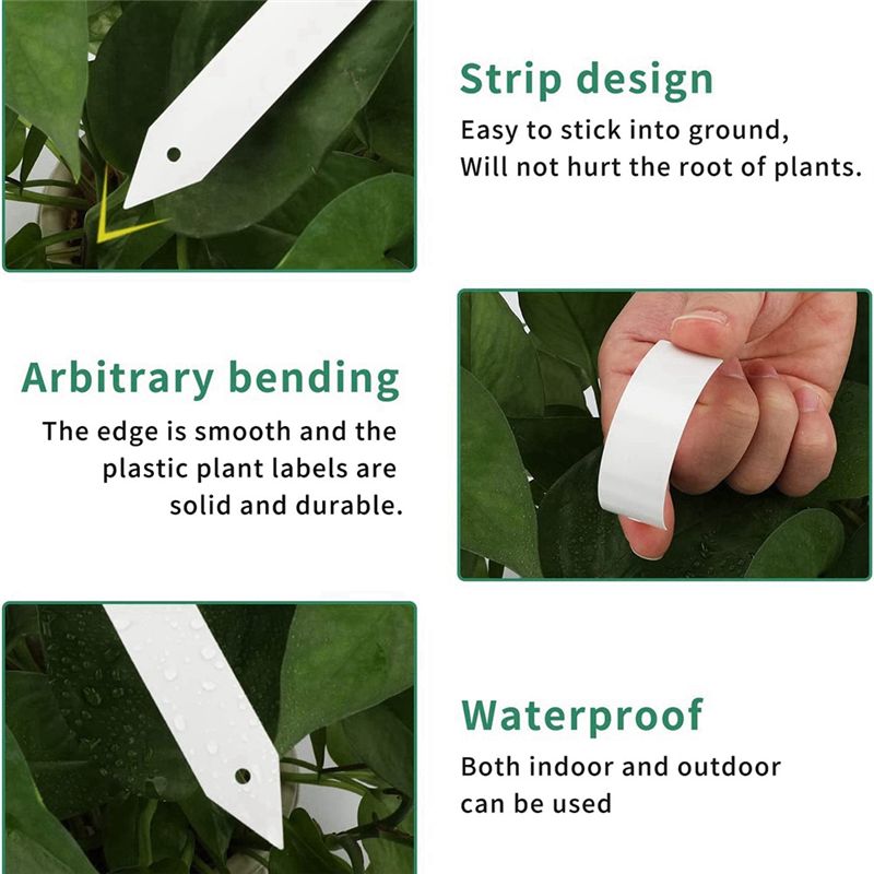 Gardening Tools Labeled - Etichette da Giardino in Plastica per