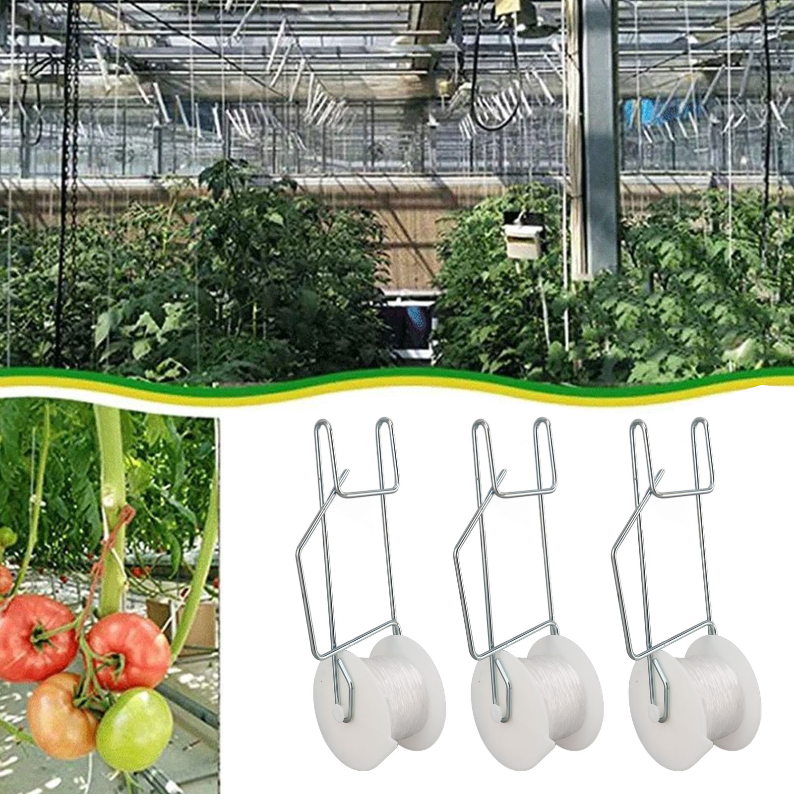 Essential Gardening Tools - 6-50 Pezzi Ganci di Supporto per