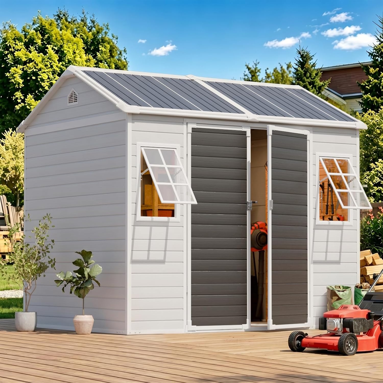 Casetta in Resina 8x6 FT con P - Gardening Tools Of recensione e prezzo