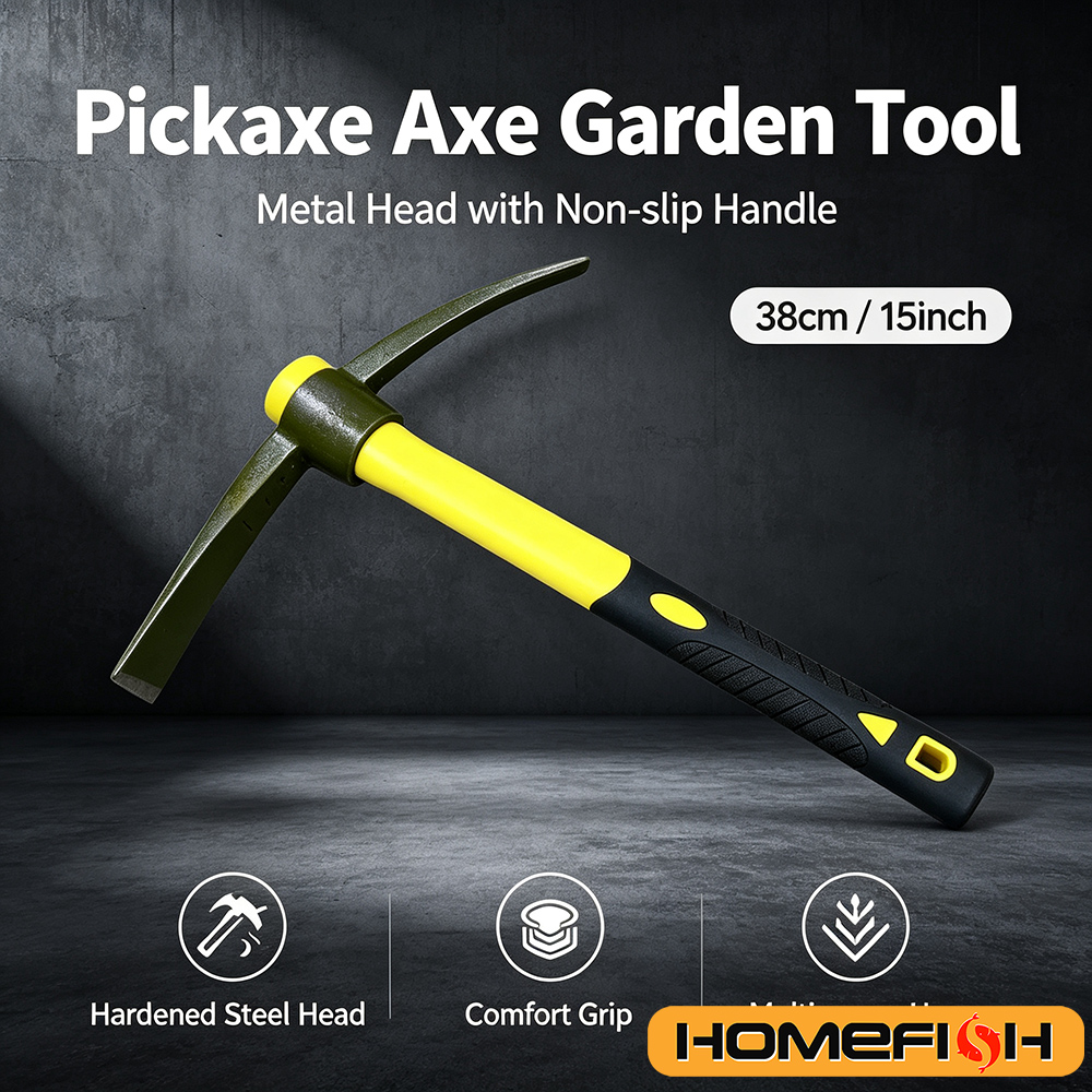 Set di Zappa da 15 Pollici con - Gardening Tools Yellow recensione e prezzo