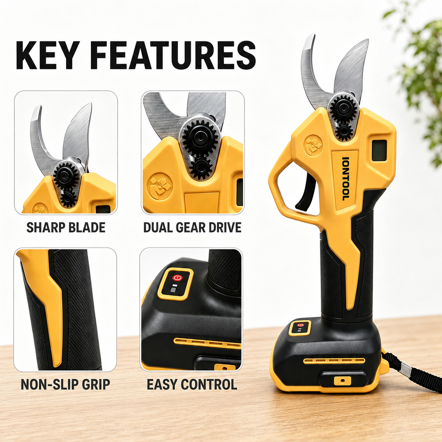 Forbici da Potatura Cordless G - Gardening Tools Yellow recensione e prezzo