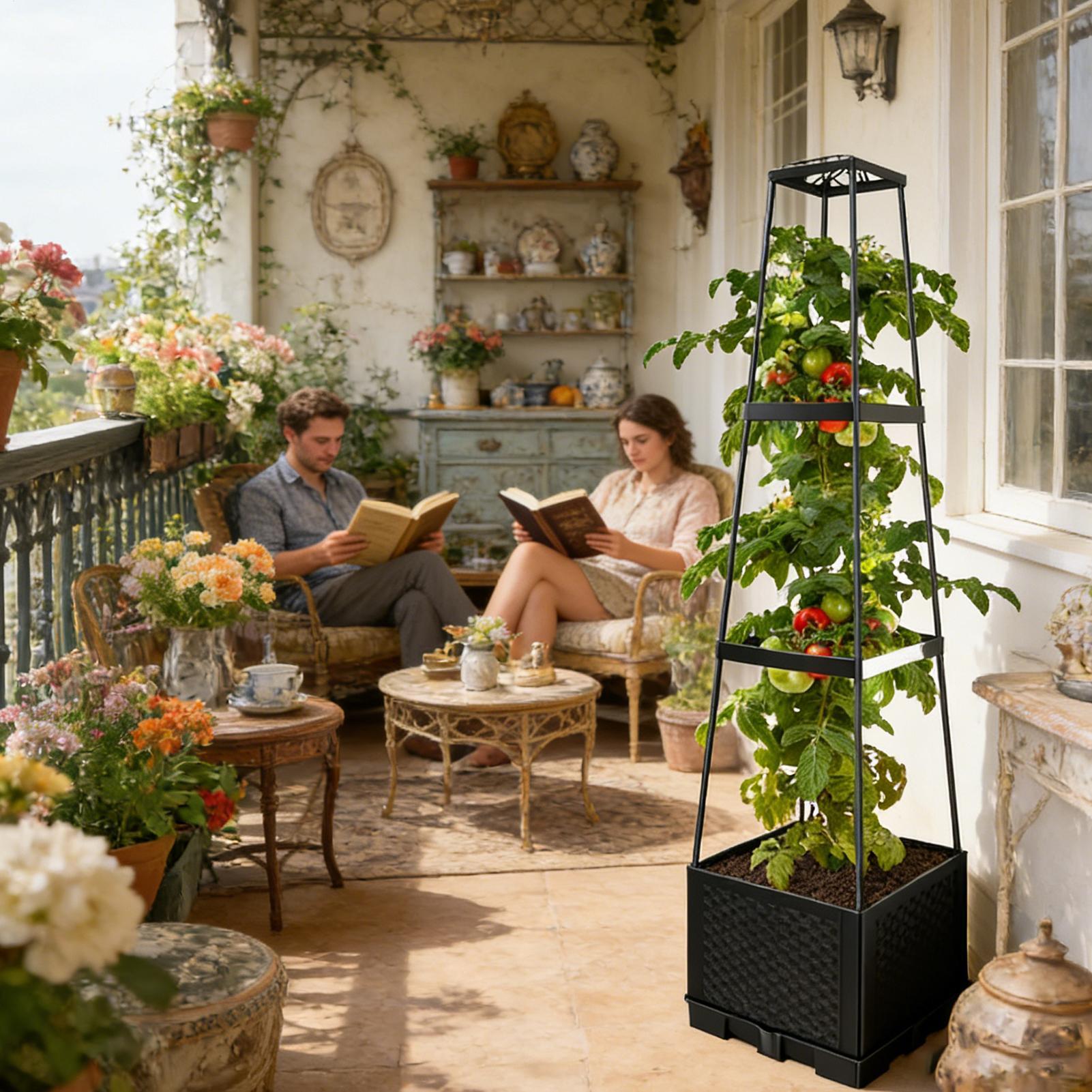 Fioriera rialzata con tralicci - Self-Watering Planter recensione e prezzo