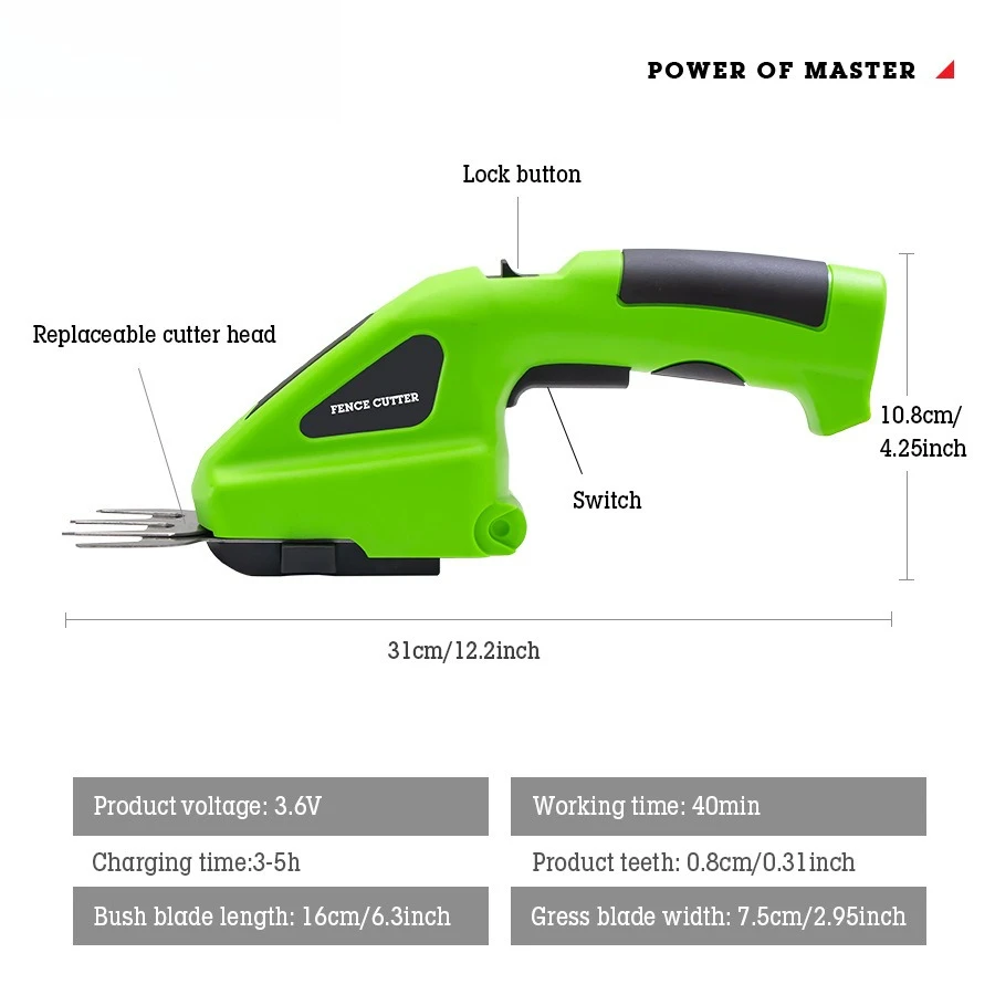 Set di Attrezzi per Taglio Erb - Gardening Tools Battery Powered recensione e prezzo