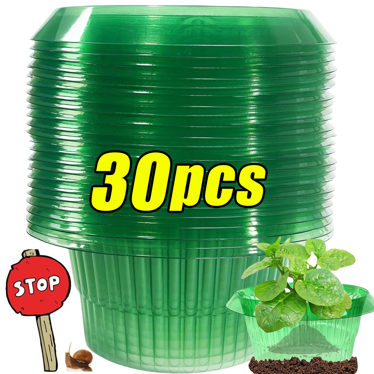 1/30 Pezzi Anelli di Protezion - Gardening Tools Green recensione e prezzo