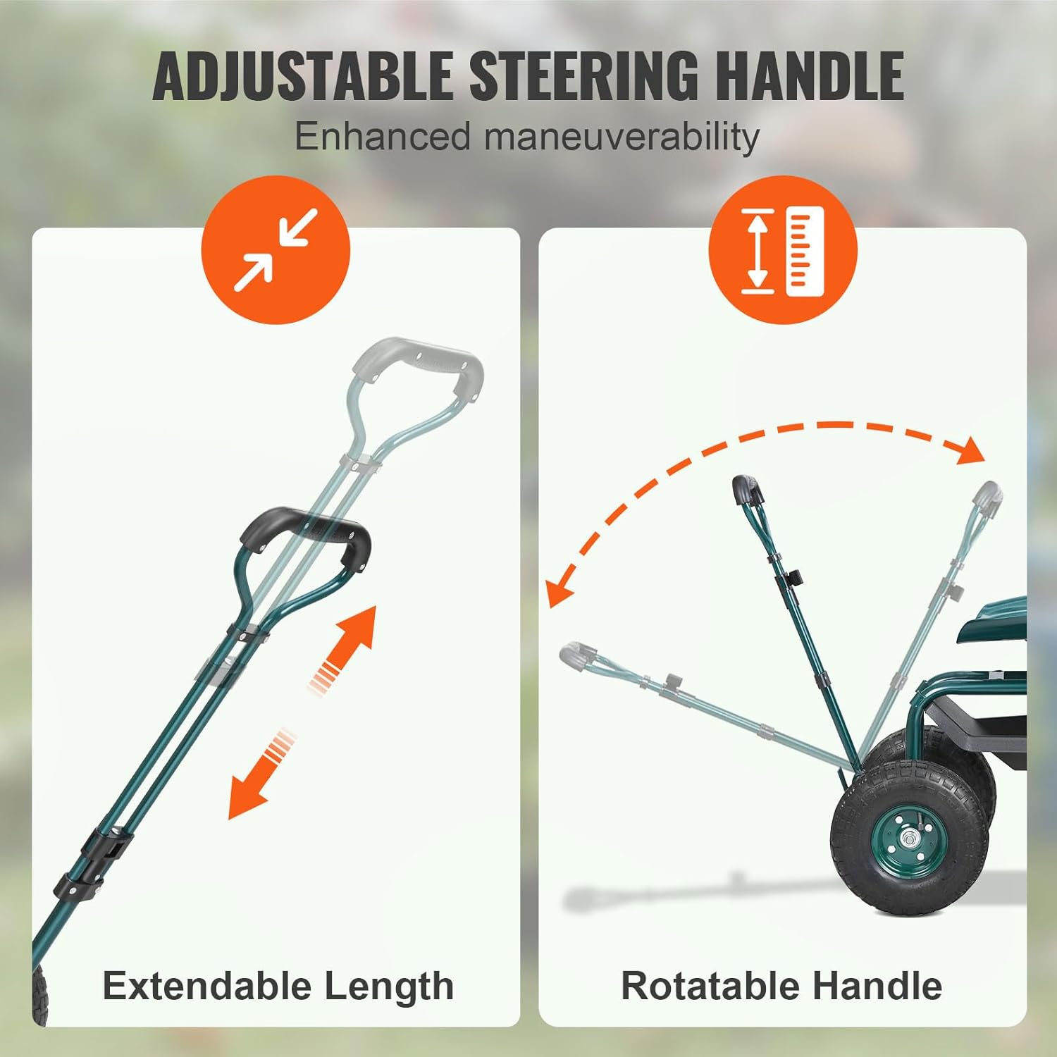Carrello da Giardino con Sedil - Gardening Tools Green recensione e prezzo